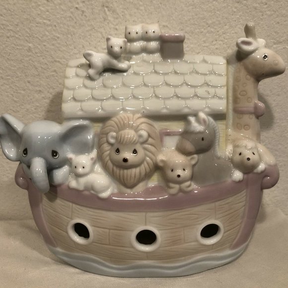 Precious Moments Other - Precious Moments Noah's Arc Coin Bank By Enesco